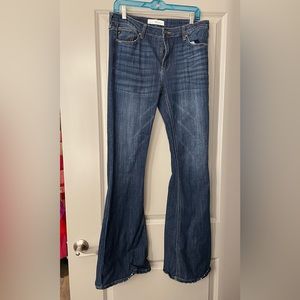 Pink Lily Dark Denim Flare Jeans